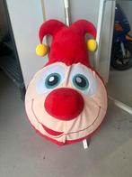 Joki en jet Clown Kussen Pluche, Ophalen of Verzenden, Zo goed als nieuw, Overige typen