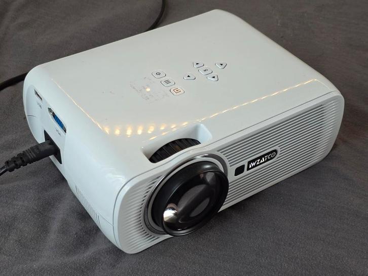 WZATCO CTL80 Mini LED Projector, Audio, Tv en Foto, Beamers, Gebruikt, LED, Full HD (1080), Ophalen of Verzenden