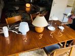Verzameling retro lampjes te koop, Huis en Inrichting, Lampen | Tafellampen, Minder dan 50 cm, Gebruikt, Ophalen of Verzenden