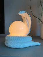 1970’s COBRA SNAKE Porseleinen Lamp, Ophalen, Zo goed als nieuw
