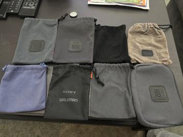 Minidisc soft opberg hoesjes zachte stof beschikbaar voor biedingen