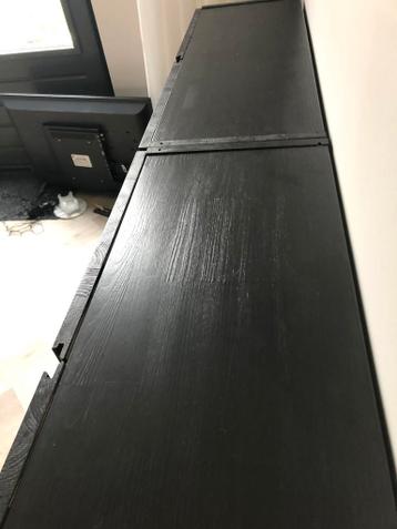 3 Ikea IVAR kastjes zwart - afbeelding 3