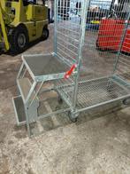 Mooie voorraadkar met trapje, Ophalen of Verzenden, Steekwagen
