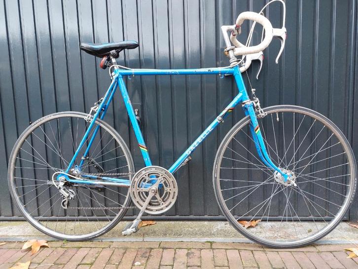 Gazelle Champion Mondial - blauw, Fietsen en Brommers, Fietsen | Racefietsen, Gebruikt, Heren, Gazelle, 10 tot 15 versnellingen