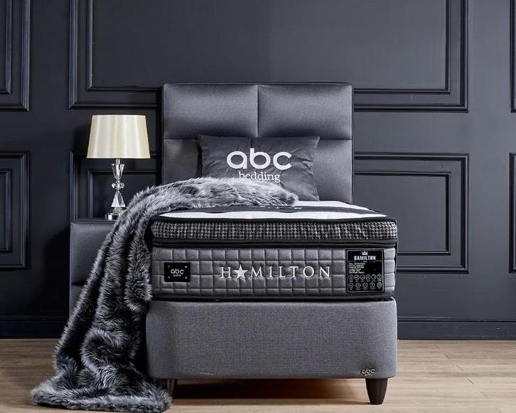 Opbergboxspring Hamilton 1 pers. Dreambedden, Huis en Inrichting, Slaapkamer | Boxsprings, Nieuw, 90 cm, 200 cm, Eenpersoons, Ophalen of Verzenden