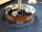 Retro Plafondlamp - Vintage Stijl, Huis en Inrichting, Lampen | Hanglampen, Ophalen, Gebruikt, Glas, Minder dan 50 cm