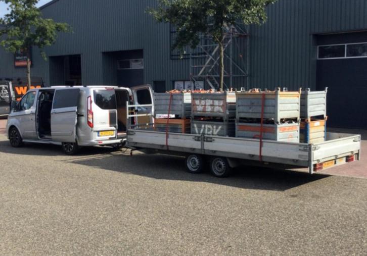 steigermateriaal, voeten, verlengers, koppen, klemmen/draai, Doe-het-zelf en Verbouw, Metalen, Gebruikt, IJzer, Ophalen of Verzenden