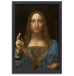 Salvator Mundi - Leonardo da Vinci canvas + baklijst 60x90cm, Huis en Inrichting, Woonaccessoires | Schilderijen, Tekeningen en Foto's