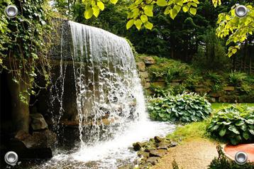 Tuinposter-Schuttingposter Waterval 150x100 cm (bxh) beschikbaar voor biedingen