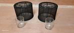 Te koop set zwarte  kaarsen kandelaars 24 doorsnee 19 cm hoo, Huis en Inrichting, Woonaccessoires | Kandelaars en Kaarsen, Ophalen of Verzenden