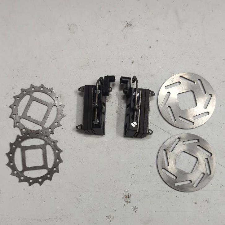 FG / Carson mechanische remklauwen, 4 schijven (Onroad, Baja, Hobby en Vrije tijd, Modelbouw | Radiografisch | Auto's, Gebruikt