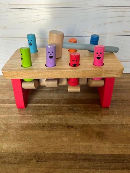 Melissa & Doug deluxe werkbank, Kinderen en Baby's, Speelgoed | Houten speelgoed, Gebruikt, Overige typen, Ophalen of Verzenden