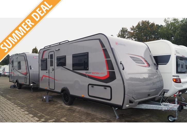 Sterckeman Sport Edition 480 CP CCE Voorjaarsdeal !!!, Caravans en Kamperen, Caravans, Bedrijf, tot en met 4, 1000 - 1250 kg, Standaardzit