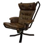 Vintage Falcon chair fauteuil met armleuningen design, Huis en Inrichting, Fauteuils, Vintage, Gebruikt, Vintage, Hout