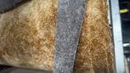 Tapijt Enjoy goud beton look tapijt €17,50/m2 op=op coupons, Huis en Inrichting, Stoffering | Vloerbedekking, Ophalen of Verzenden