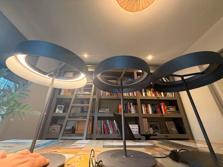 Santa & Cole Design Bureaulampen (4x) ZGAN, Huis en Inrichting, Lampen | Vloerlampen, Zo goed als nieuw, Minder dan 100 cm, Metaal