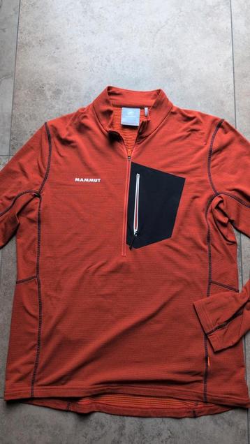 Oranjebruin Mammut midlayer shirt (XL) - nooit Gedragen beschikbaar voor biedingen