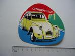 sticker oud EEND Citroen 2cv 2-cv duck 2 cv auto oldtimer ca, Verzamelen, Verzenden, Zo goed als nieuw