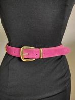 Suède riem met luipaard detail, Kleding | Dames, Riemen en Ceinturen, Ophalen of Verzenden, Nieuw, Overige kleuren, 80 tot 90 cm