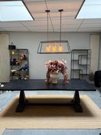 Casa Padrino Eettafel Antiek Zwart, Huis en Inrichting, Tafels | Eettafels, Ophalen, 100 tot 150 cm, Vijf personen of meer, Rechthoekig