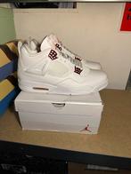 Nike Air Jordan 4 Metallic Red, Kleding | Heren, Schoenen, Nieuw, Ophalen of Verzenden, Wit, Sneakers of Gympen