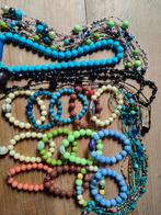 Lot Glaskralen Sieraden - Nieuw, Sieraden, Tassen en Uiterlijk, Kettingen, Verzenden, Nieuw, Overige kleuren, Overige materialen