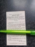 Bidprentje Deurne Martha Aarts 1879 1959, Verzamelen, Ophalen, Bidprentje