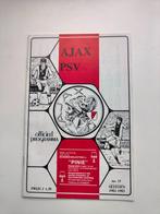 AJAX PSV Programma seizoen 1982-1983 No 15, Verzenden, Zo goed als nieuw, Ajax