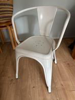 Tolix stoelen met armleuning, origineel, twee stuks, Huis en Inrichting, Ophalen, Gebruikt, Twee, Wit