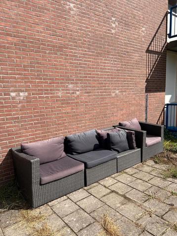 Mooie Wicker Loungeset - 4 Zitplaatsen beschikbaar voor biedingen