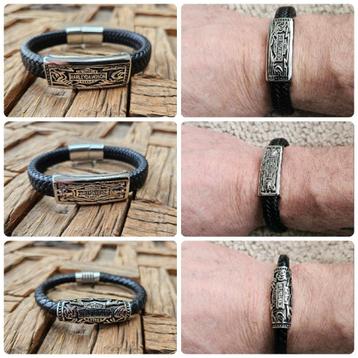 Mooie leren Harley Davidson armbandjes  beschikbaar voor biedingen