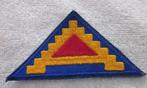 Embleem USA 7th Army WWII afmeting 11,5 x 6 cm., Verzamelen, Ophalen of Verzenden, Landmacht, Amerika, Embleem of Badge