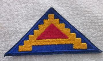Embleem USA 7th Army WWII afmeting 11,5 x 6 cm. beschikbaar voor biedingen