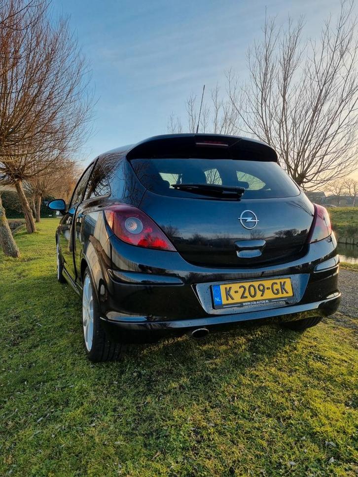 Opel Corsa 2009 Zwart, Auto's, Opel, Particulier, Corsa, Benzine, Hatchback, Handgeschakeld, Zwart, Grijs, Stof, Ophalen
