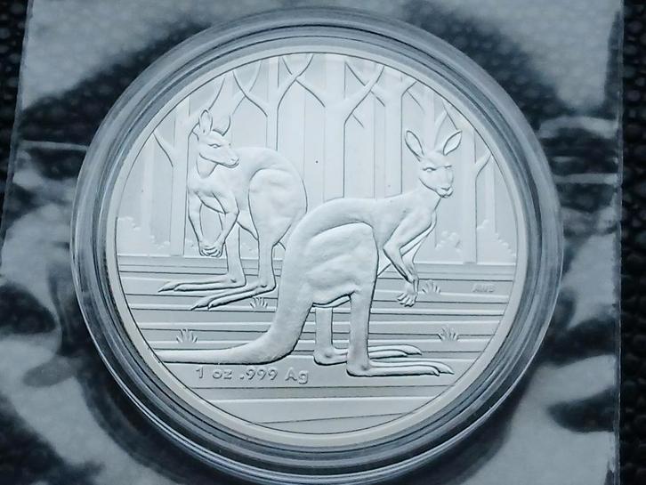 2024  Kangoeroe 1 oz silver BU Royal Austr Mint, Postzegels en Munten, Munten | Oceanië, Zilver, Ophalen of Verzenden