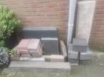 Gratis ophalen tuinstenen, Beton, Gebruikt, Ophalen, Terrastegels