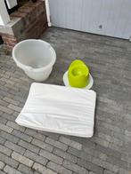 Baby badset en aankleedkussen, Gebruikt, Aankleedkussen, Standaard, Ophalen