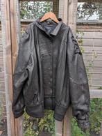 stoer vintage leren jas L, Ophalen of Verzenden, Tweedehands, Jas | leer
