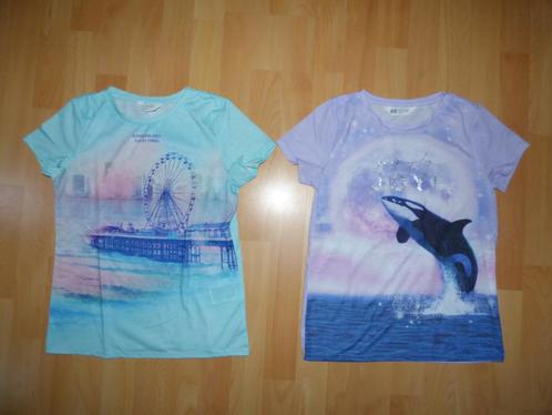 2 Prachtige t-shirten van H&M, maat 146/152 NIEUW!, Kinderen en Baby's, Kinderkleding | Maat 146, Nieuw, Meisje, Setje, Ophalen of Verzenden