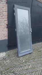 hardhouten deur met hang en sluitwerk, Doe-het-zelf en Verbouw, Gebruikt, 80 tot 100 cm, 215 cm of meer, Ophalen of Verzenden