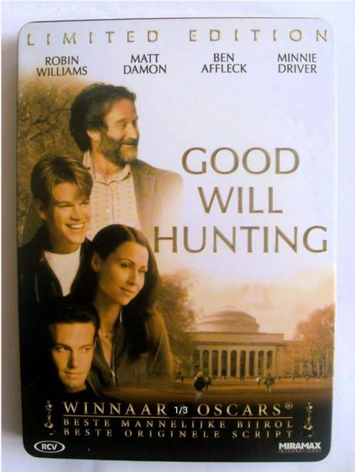 Good Will Hunting (originele dvd) Matt Damon - metalcase, Cd's en Dvd's, Dvd's | Drama, Zo goed als nieuw, Drama, Vanaf 12 jaar