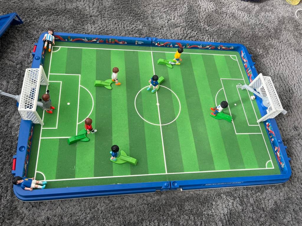 Playmobil Voetbalveld in Koffer - Complete Set, Ophalen, Zo goed als nieuw, Complete set