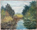 Roel Wildeboer (1902-1989) - 2x Landschap Maarsseveen (1979), Antiek en Kunst, Ophalen of Verzenden