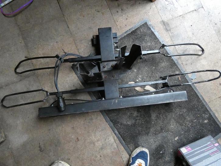 Fietsendrager voor 2 fietsen, Auto diversen, Fietsendragers, Gebruikt, Trekhaakdrager, 2 fietsen, Ophalen