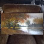 Leuk oud schilderij.    A.SLEESWIJK., Ophalen of Verzenden