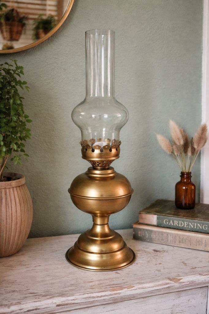 sfeervolle vintage stormlamp, Antiek en Kunst, Antiek | Lampen, Ophalen of Verzenden