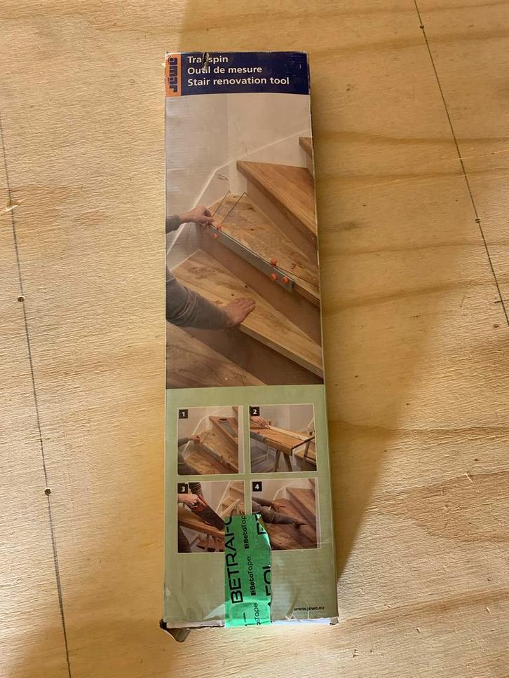 Trapspin - Traprenovatie Gereedschap, Doe-het-zelf en Verbouw, Gereedschap | Handgereedschap, Gebruikt, Ophalen of Verzenden