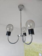 Retro '60 hanglamp 3 ovalen bollen, Huis en Inrichting, Lampen | Hanglampen, Ophalen