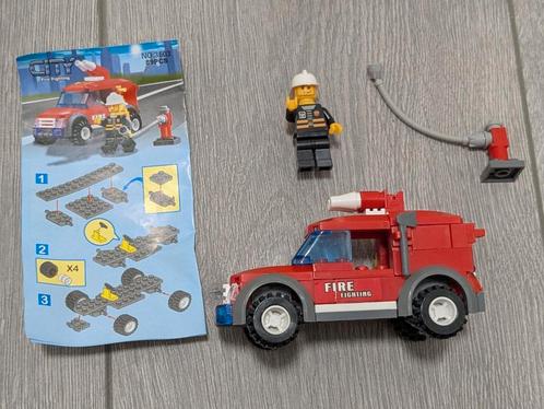 Brandweer wagen man City lijkt op Lego zeer netjes compleet, Kinderen en Baby's, Speelgoed | Bouwstenen, Zo goed als nieuw, Overige merken
