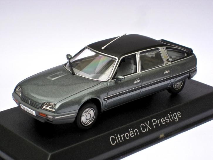 Citroen CX 25 Prestige Turbo2 grijs, zwart dak Norev 1:43, Hobby en Vrije tijd, Modelauto's | 1:43, Nieuw, Auto, Norev, Ophalen of Verzenden